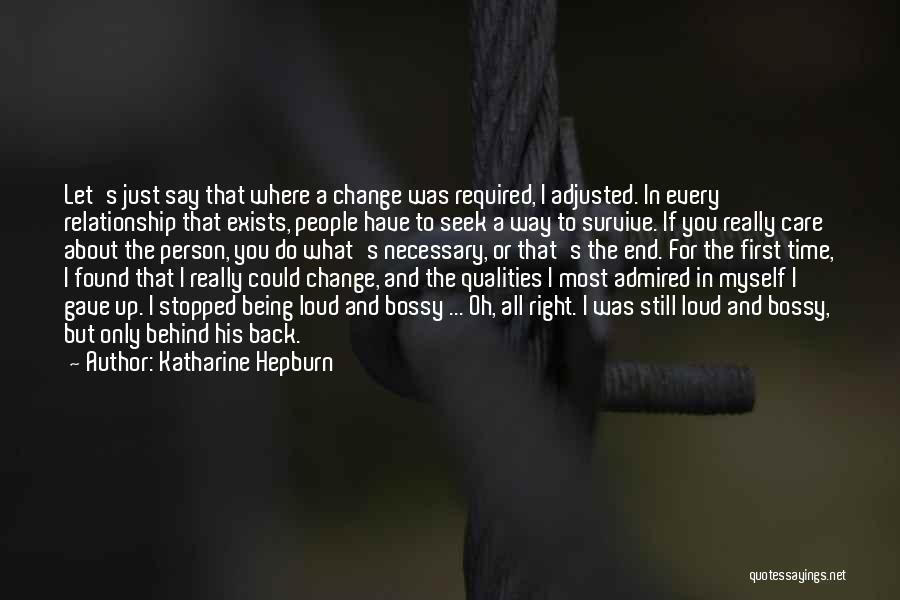Quality Time In Relationship Quotes By Katharine Hepburn