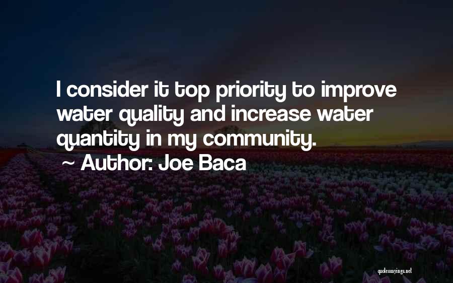 Quality Versus Quantity Quotes By Joe Baca