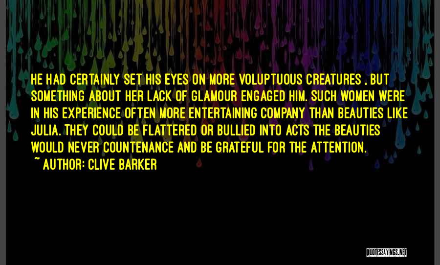 Quammie Fitzpatrick Quotes By Clive Barker