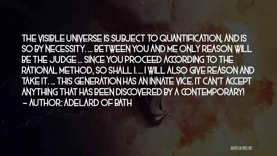 Quantification Quotes By Adelard Of Bath