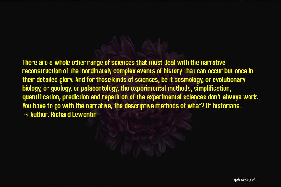 Quantification Quotes By Richard Lewontin