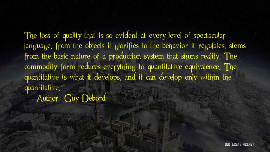 Quantitative Quotes By Guy Debord