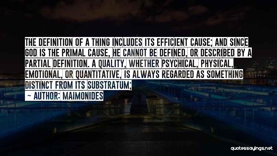 Quantitative Quotes By Maimonides