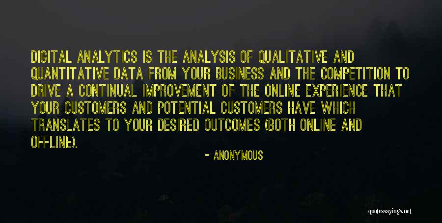 Quantitative Versus Qualitative Quotes By Anonymous Quantitative Versus Qualitative Quotes By Anonymous