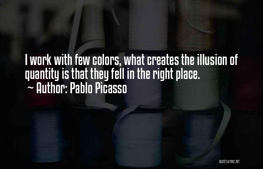 Quantity Of Work Quotes By Pablo Picasso