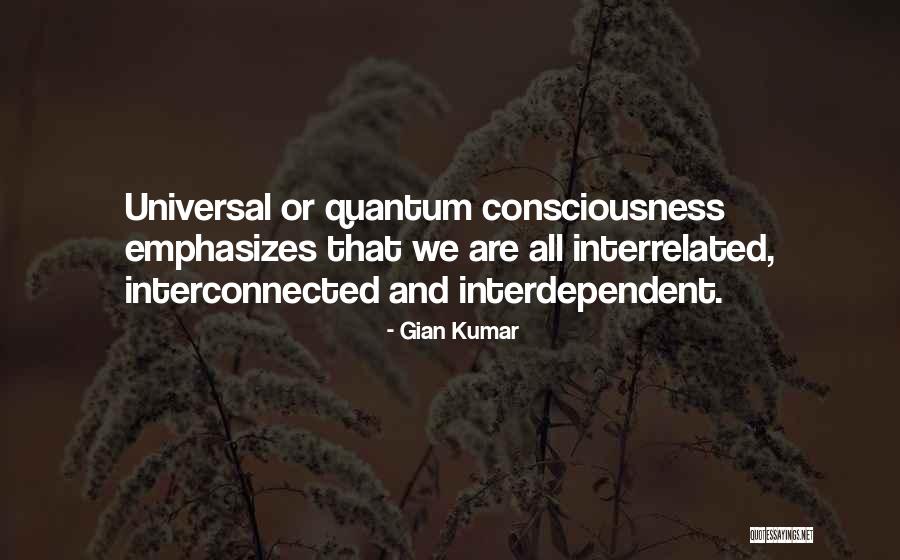 Quantum Consciousness Quotes By Gian Kumar