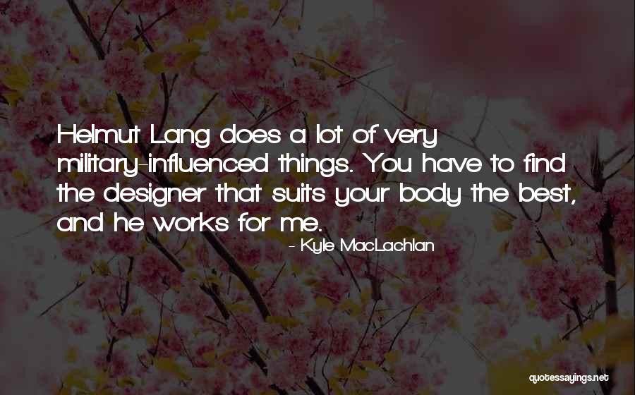 Quantum Health Quotes By Kyle MacLachlan Quantum Health Quotes By Kyle MacLachlan