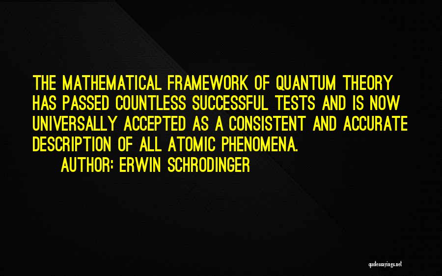 Quantum Theory Quotes By Erwin Schrodinger