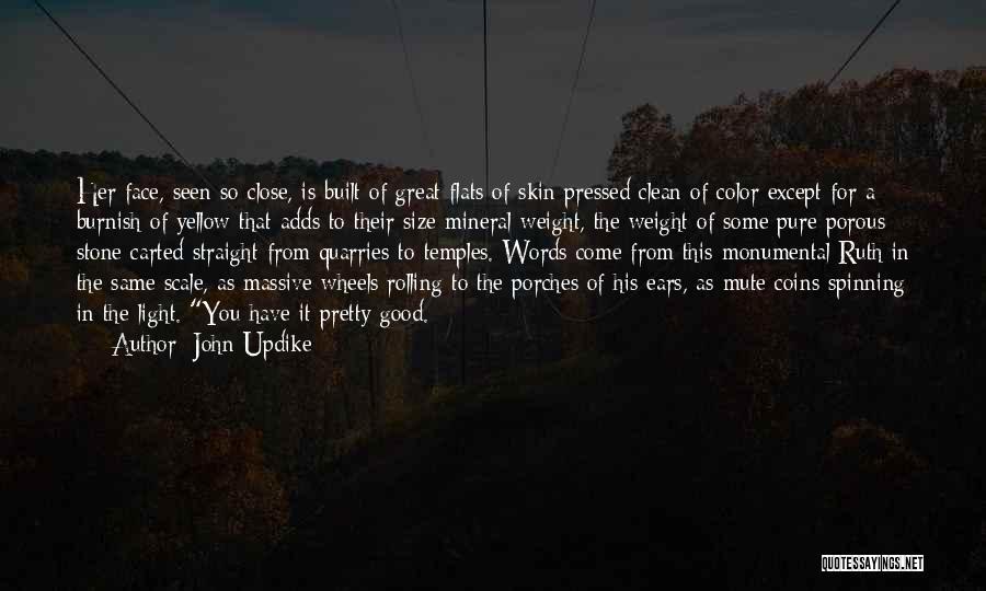 Quarries Quotes By John Updike
