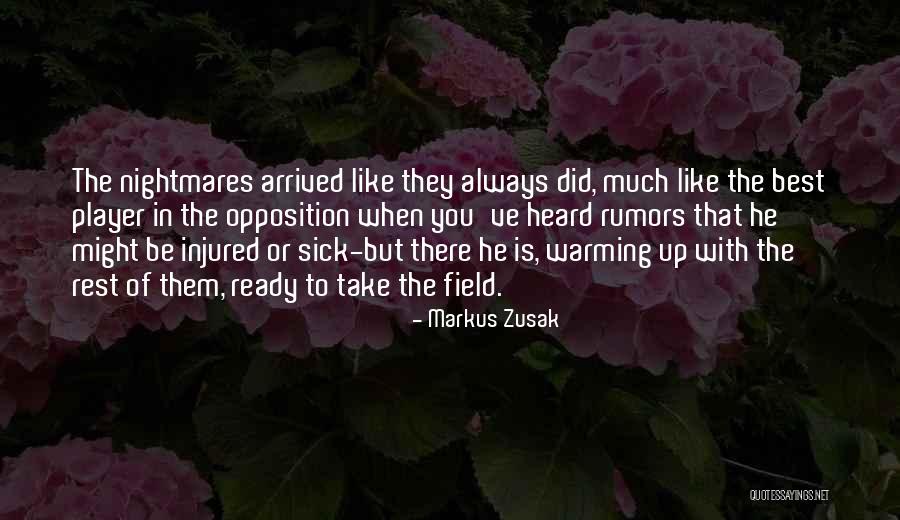 Quarterly Fetal Blood Quotes By Markus Zusak