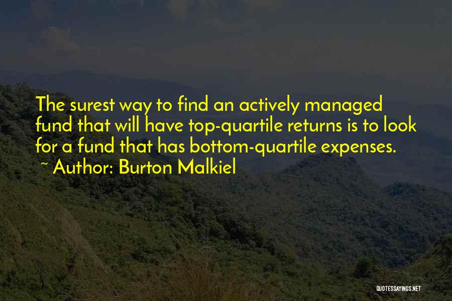 Quartile 1 Quotes By Burton Malkiel