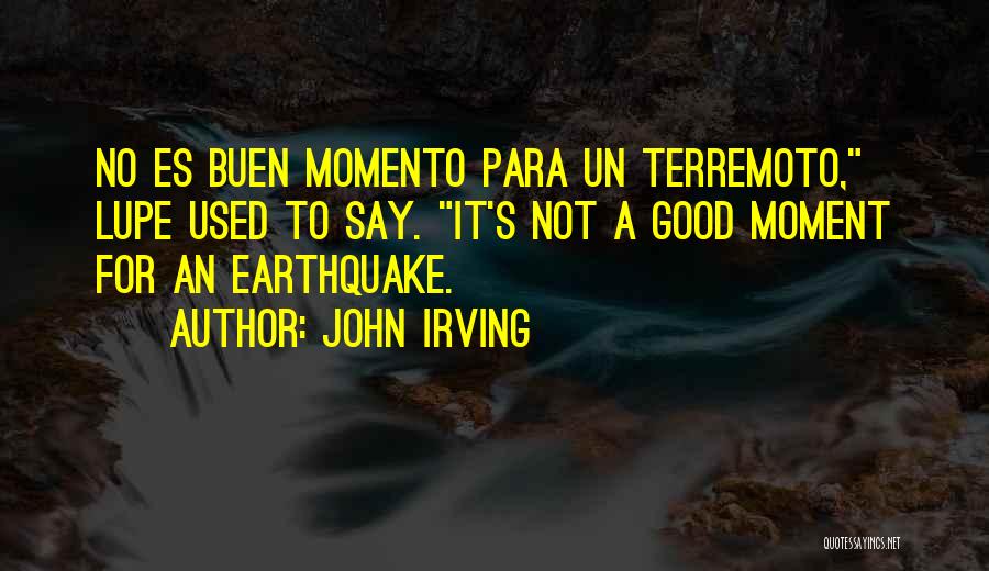 Que Es Quotes By John Irving