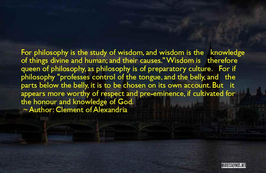 Queen Control Quotes By Clement Of Alexandria