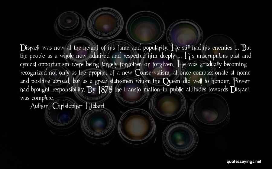 Queens Attitude Quotes By Christopher Hibbert