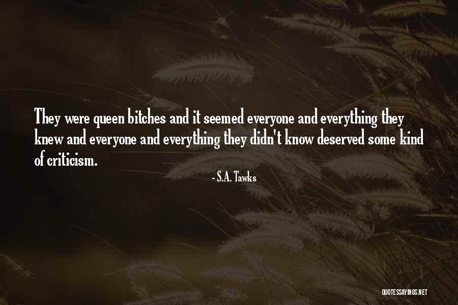 Queensland Quotes By S.A. Tawks