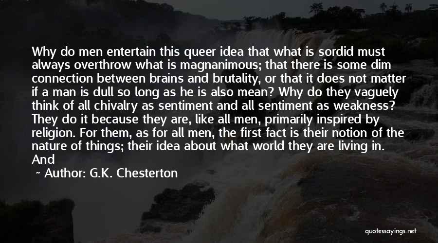 Queer Quotes By G.K. Chesterton