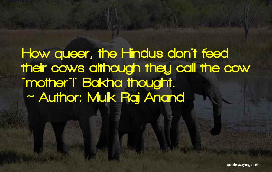 Queer Quotes By Mulk Raj Anand