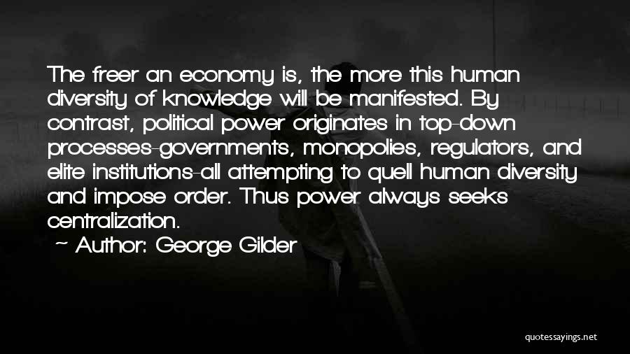 Quell Quotes By George Gilder