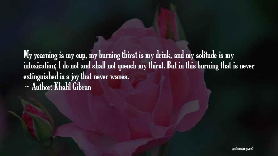 Quench My Thirst Quotes By Khalil Gibran