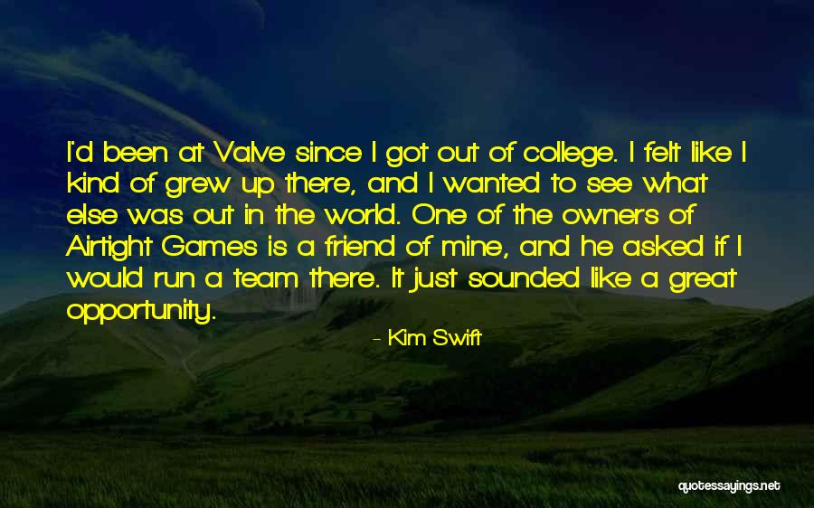 Quenches Nyt Quotes By Kim Swift Quenches Nyt Quotes By Kim Swift