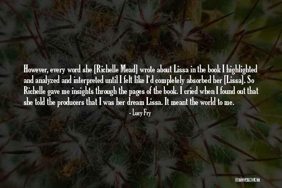 Querencia Poem Quotes By Lucy Fry