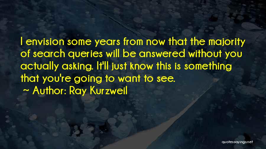 Queries Quotes By Ray Kurzweil