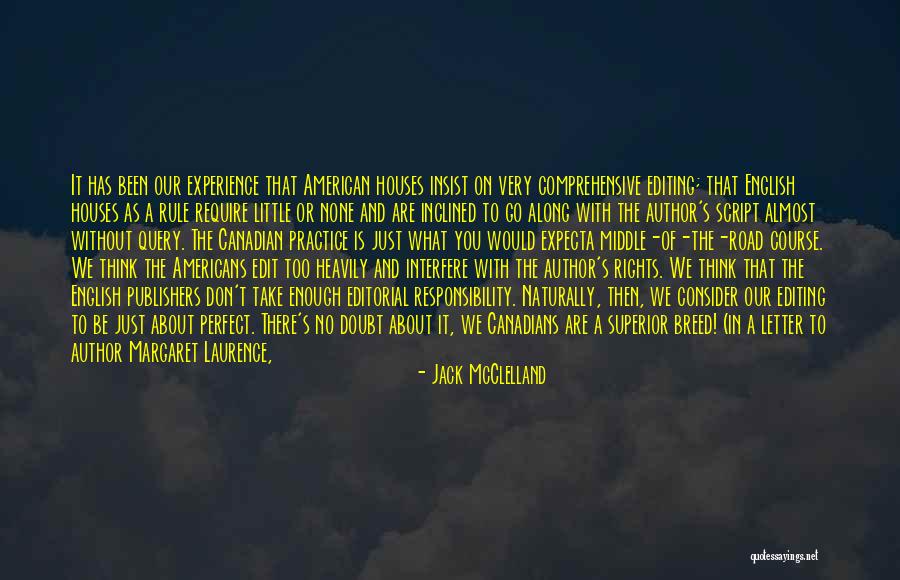 Query Letter Quotes By Jack McClelland Query Letter Quotes By Jack McClelland