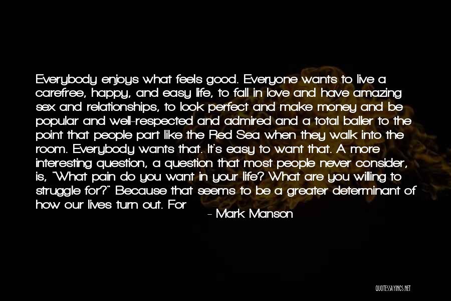 Question Mark Love Quotes By Mark Manson