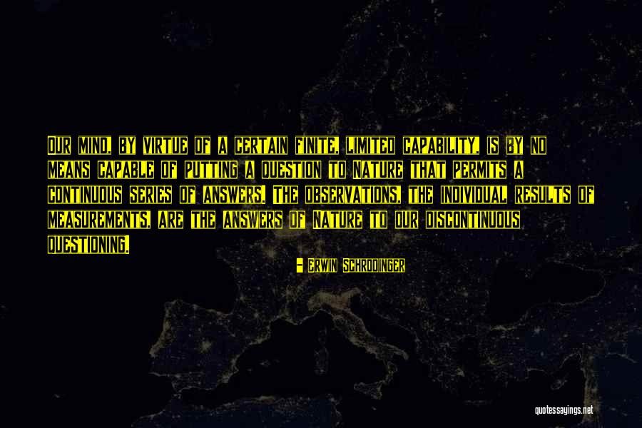 Questioning Mind Quotes By Erwin Schrodinger Questioning Mind Quotes By Erwin Schrodinger