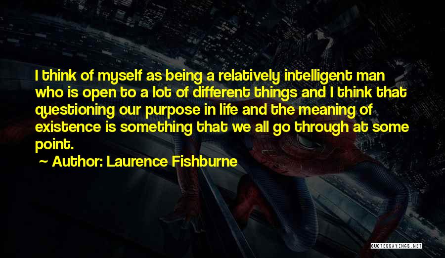 Questioning The Meaning Of Life Quotes By Laurence Fishburne