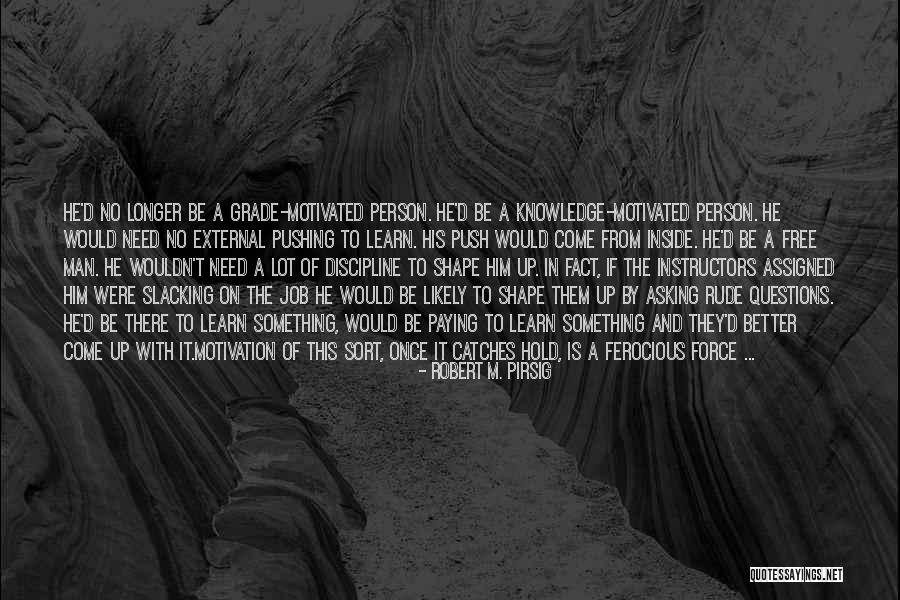 Questions And Learning Quotes By Robert M. Pirsig Questions And Learning Quotes By Robert M. Pirsig