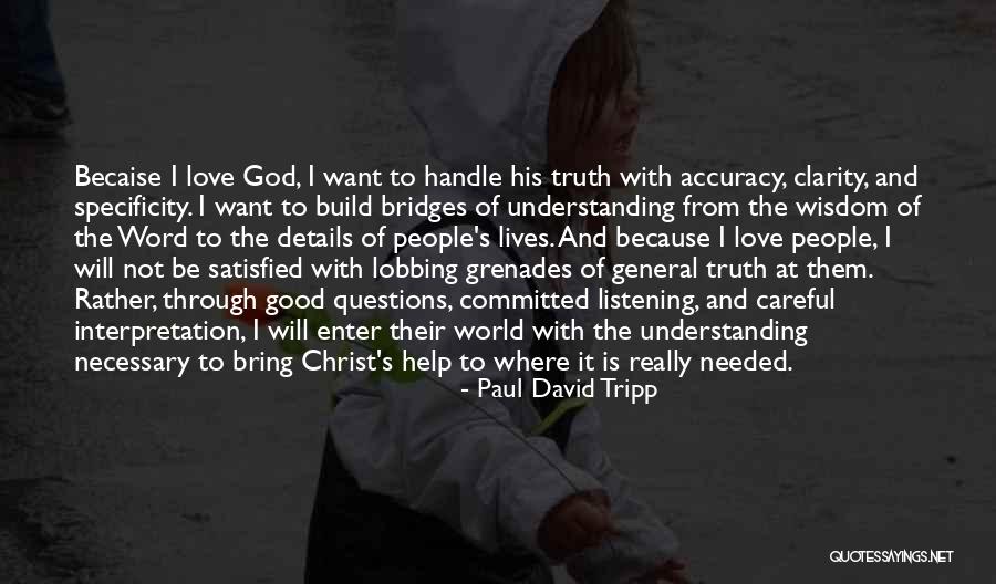 Questions From God Quotes By Paul David Tripp Questions From God Quotes By Paul David Tripp
