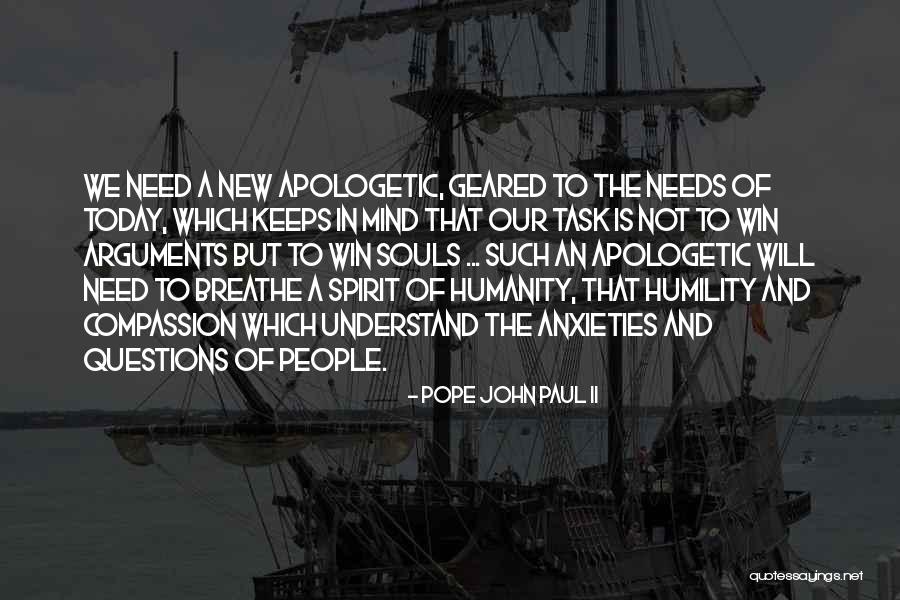 Questions Not Today Quotes By Pope John Paul II Questions Not Today Quotes By Pope John Paul II