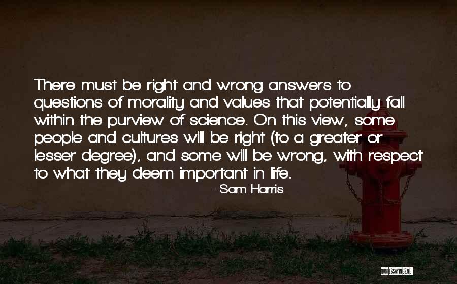 Questions Or Degree Quotes By Sam Harris Questions Or Degree Quotes By Sam Harris