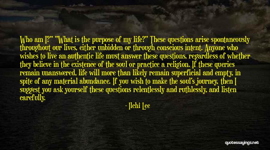 Questions Remain Unanswered Quotes By Ilchi Lee