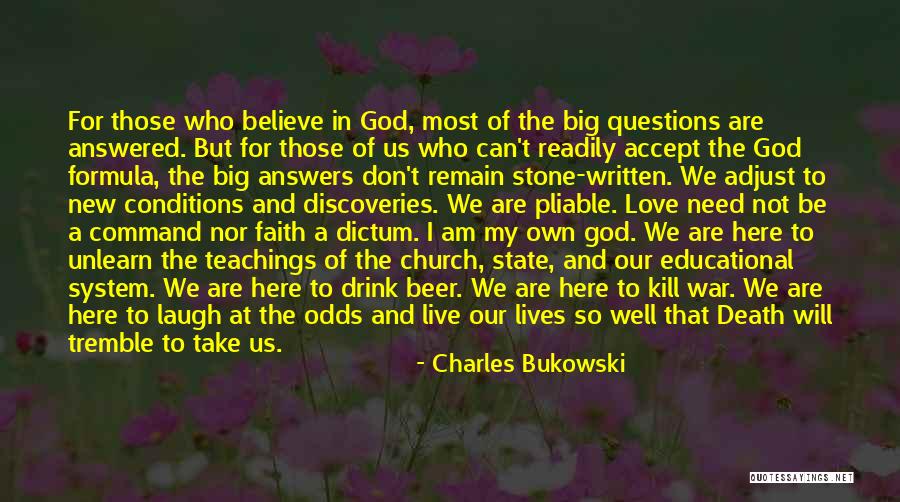 Questions Who Am I Quotes By Charles Bukowski Questions Who Am I Quotes By Charles Bukowski