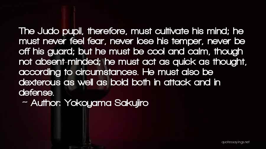 Quick Temper Quotes By Yokoyama Sakujiro