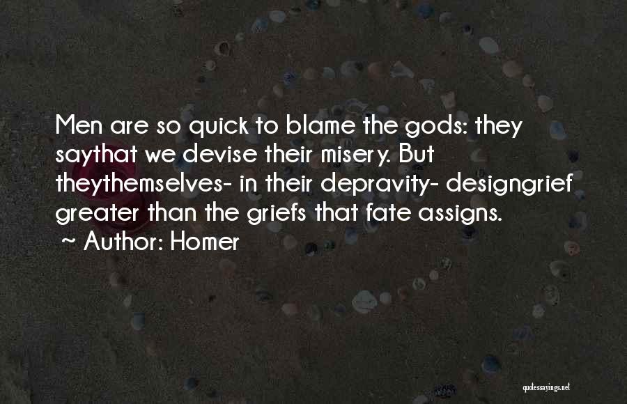 Quick To Blame Quotes By Homer