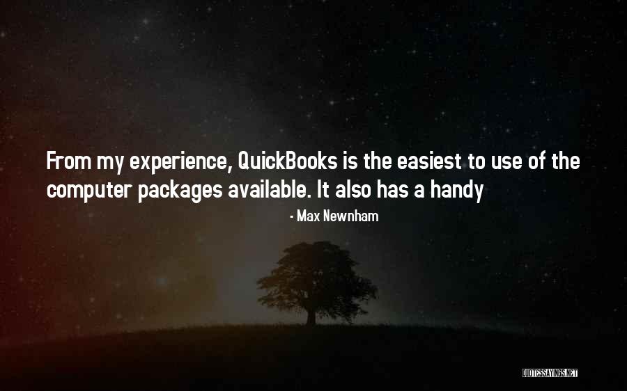 Quickbooks For Quotes By Max Newnham Quickbooks For Quotes By Max Newnham