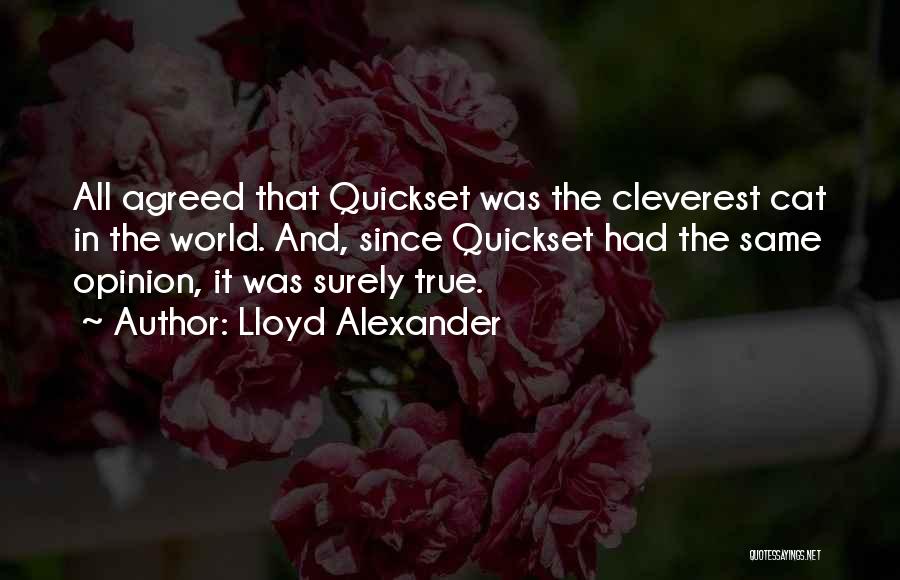 Quickset Quotes By Lloyd Alexander