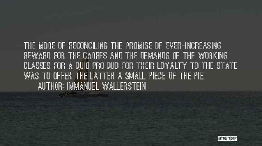Quid Pro Quo Quotes By Immanuel Wallerstein