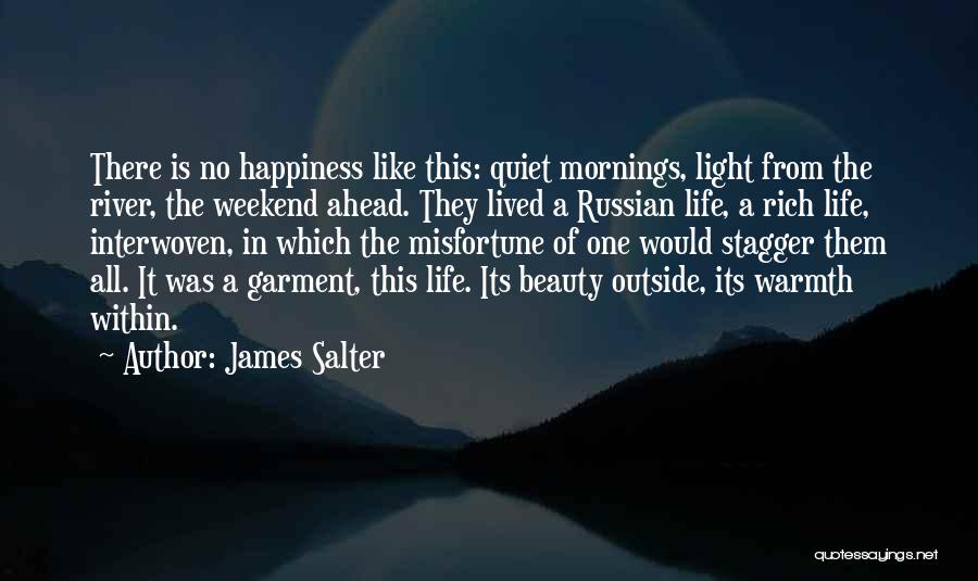 Quiet Beauty Quotes By James Salter