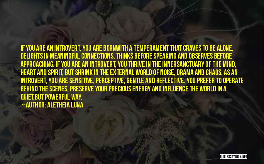 Quiet Introvert Quotes By Aletheia Luna