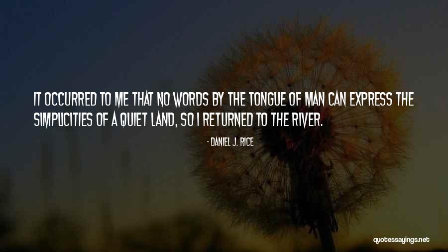 Quiet Man Quotes By Daniel J. Rice Quiet Man Quotes By Daniel J. Rice