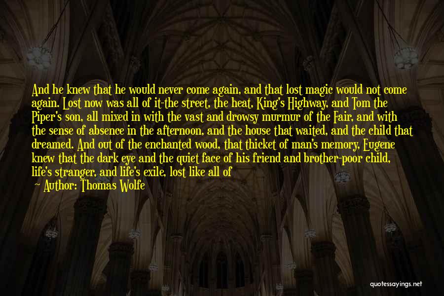 Quiet Man Quotes By Thomas Wolfe