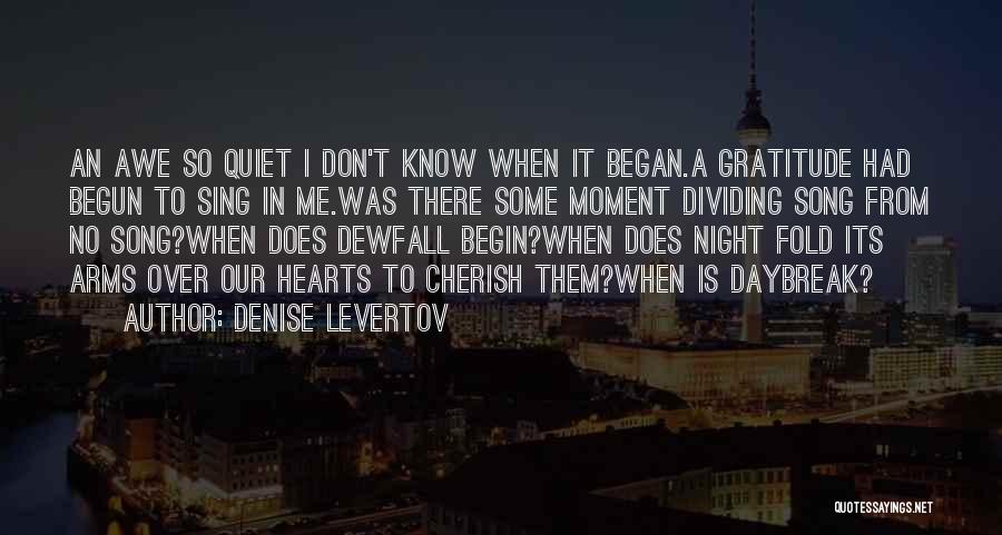 Quiet Quotes By Denise Levertov