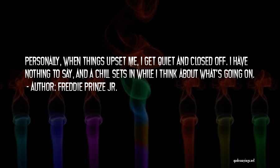 Quiet Quotes By Freddie Prinze Jr.