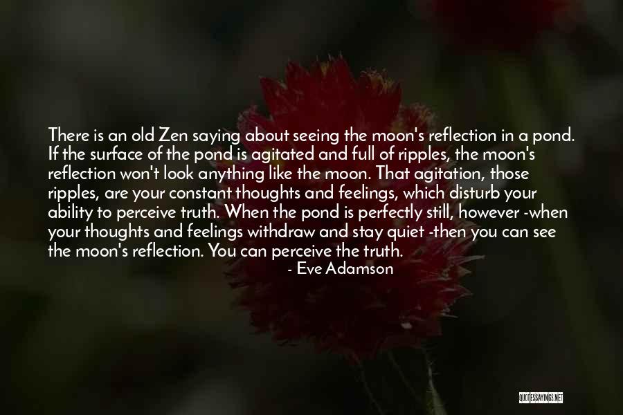 Quiet Reflection Quotes By Eve Adamson