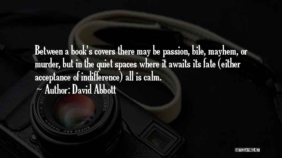 Quiet Spaces Quotes By David Abbott