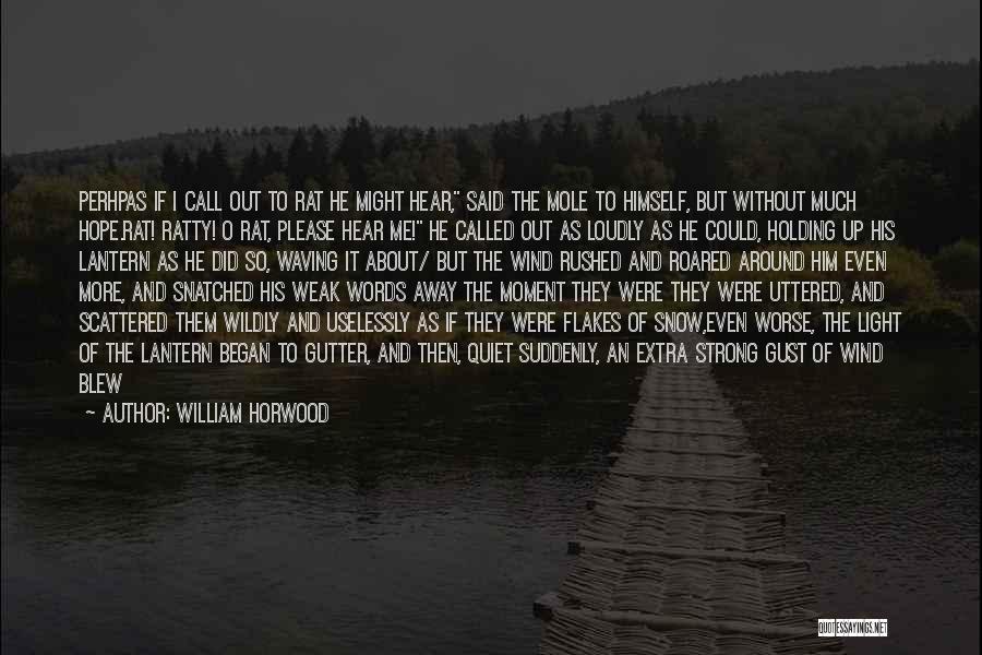 Quiet Winter Quotes By William Horwood